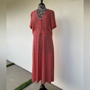Red Women's Dress by Leota size 1x NWT